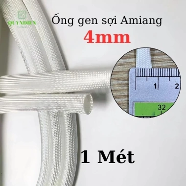 Ống Gen Sợi Thủy Tinh Chịu Nhiệt 600°C Nhiều Size 4-14mm Chống Cháy Linh Kiện Điện Tử Quỳnh Diễn 10.000₫