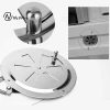Ống gió tròn thép không gỉ 5 Inch - Lỗ thông hơi, núm mở nắp lưới tản nhiệt, giảm giá 191k 3