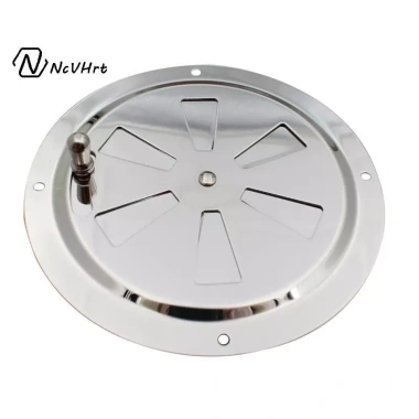 Ống gió tròn thép không gỉ 5 Inch - Lỗ thông hơi, núm mở nắp lưới tản nhiệt, giảm giá 191k 5