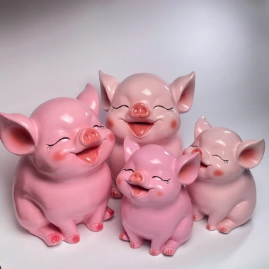 Ống Heo Tiết Kiệm HEO HOT 3D TAI VỂNH - PIPA PIPO - Giá Xưởng 109k - Quà Tặng