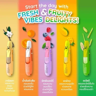Ống hít mũi Pastel thông xoang hương bạc hà và trái cây Thái Lan giá chỉ 13.000đ 8 Ống hít mũi Pastel thông xoang hương bạc hà và trái cây Thái Lan giá chỉ 13.000đ 8