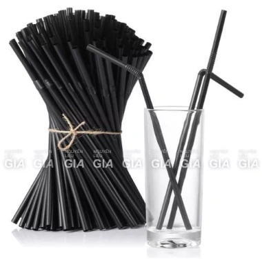 Ống hút gập cong đen Thuận Lợi phi 6 80 chiếc, chỉ 10,400 VND, không tràn 4 Ống hút gập cong đen Thuận Lợi phi 6 80 chiếc, chỉ 10,400 VND, không tràn 4