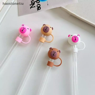 Ống Hút NS Silicone 10mm Capybara – Uống, Nắp Chống Bắn, Phích Cắm – 46.420₫