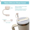 Ống hút silicon NS có nắp tái sử dụng, chống rò rỉ, chặn bụi, tương thích cốc trà - 35.090₫ 6
