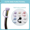 Ống hút silicon NS có nắp tái sử dụng, chống rò rỉ, chặn bụi, tương thích cốc trà - 35.090₫ 7