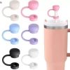 Ống hút silicon NS có nắp tái sử dụng, chống rò rỉ, chặn bụi, tương thích cốc trà - 35.090₫ 9