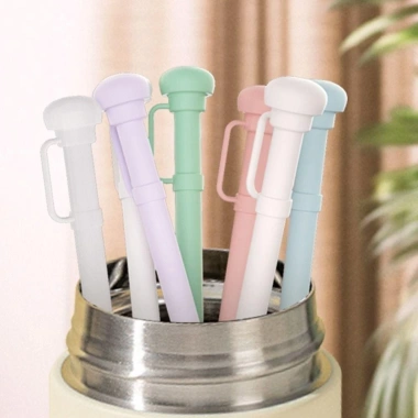 Ống hút silicon OCINONE dài tái dùng, bình nước lớn có nắp, dùng cho cốc 30‑40 oz tiệc, bếp & bar 3