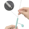 Ống hút silicon OCINONE dài tái dùng, bình nước lớn có nắp, dùng cho cốc 30‑40 oz tiệc, bếp & bar 9
