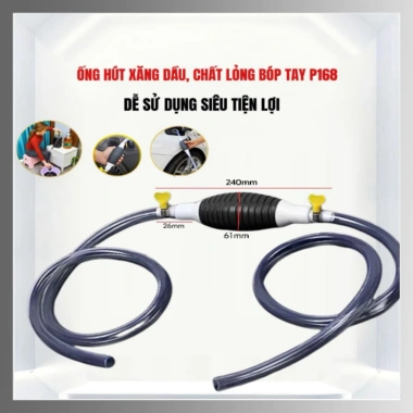 Ống hút xăng dầu P168 - Chất lỏng bọt tay dễ dùng, siêu tiện lợi, chỉ 45.000đ