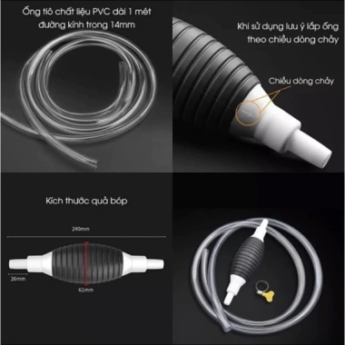 Ống hút xăng dầu P168 - Chất lỏng bọt tay dễ dùng, siêu tiện lợi, chỉ 45.000đ