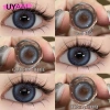 Ống kính áp tròng MCK1 UYAAI 0-6 độ, màu xanh Glacier 14,2mm - Giá chỉ 68.000₫