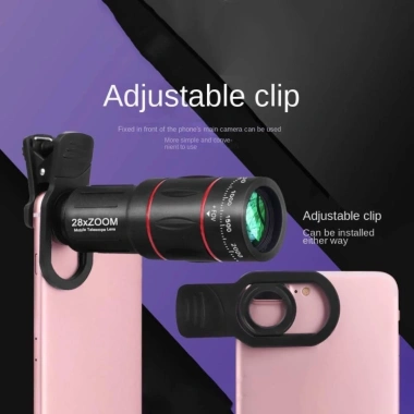 Ống kính điện thoại NLINNI HD 18x25 Zoom một mắt, tele ba chân đa năng, giá 228.800đ