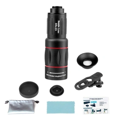 Ống kính điện thoại NLINNI HD 18x25 Zoom một mắt, tele ba chân đa năng, giá 228.800đ