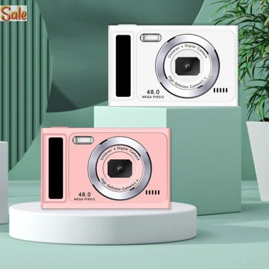 Ống kính kép 48MP 2.8 inch 4K zoom 16X flash - máy ảnh cho trẻ em, quà sinh nhật 2
