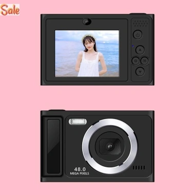 Ống kính kép 48MP 2.8 inch 4K zoom 16X flash - máy ảnh cho trẻ em, quà sinh nhật 10