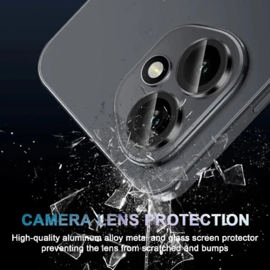Ống kính kim nhôm cường lực Honor 400/400Pro bảo vệ mặt sau, chống trầy xước, 42.220₫
