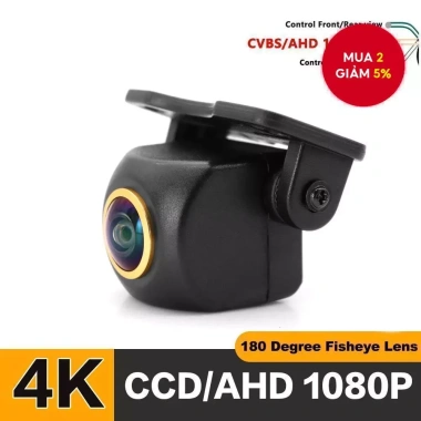Ống kính mắt cá 4K AHD 1.920x1.080P - Camera trước/sau xe hơi, quan sát ban đêm, độ nét cao cho Android, giá ưu đãi 214.5k