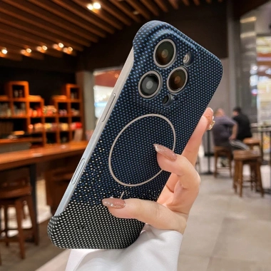 Ống làm mát sợi Carbon siêu mỏng cho iPhone 16-11, chống sốc từ tính - 108.000đ 8