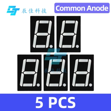 Ống LED 0.56 inch 1bit Anode chung Cathode Đỏ hiển thị 7 đoạn 20 chiếc, giá 35.384₫ 7 Ống LED 0.56 inch 1bit Anode chung Cathode Đỏ hiển thị 7 đoạn 20 chiếc, giá 35.384₫ 7