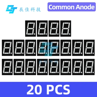 Ống LED 0.56 inch 1bit Anode chung Cathode Đỏ hiển thị 7 đoạn 20 chiếc, giá 35.384₫ 9 Ống LED 0.56 inch 1bit Anode chung Cathode Đỏ hiển thị 7 đoạn 20 chiếc, giá 35.384₫ 9