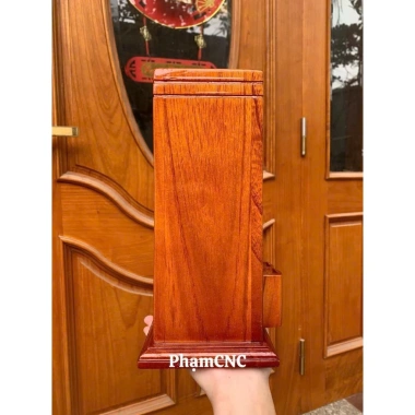 Ống nhang gỗ chữ Tài Lộc dát vàng - Sang trọng, giảm giá chỉ 109.000 VND
