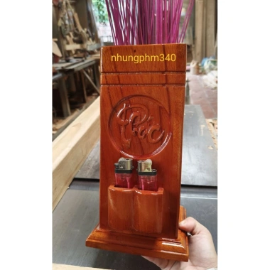 Ống nhang gỗ xoan Phúc Lộc Thọ - Sang trọng, hương tự nhiên, giá 101.700₫