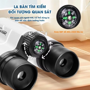 Ống Nhòm 4X SCIENCE HORSE cho Bé - Đồ Chơi Khám Phá Thiên Nhiên, Rèn Kỹ Năng Quan Sát 130.000₫ 5