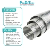 Ống nhôm nhún hút mùi chịu nhiệt, thông gió bếp nướng, kèm đai xiết inox 3m 3