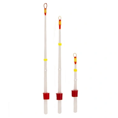 Ống nối đầu cần câu tuyết OAKDENEMYWAY 5pcs - Tip canh cá băng trắng ABS bền mùa đông
