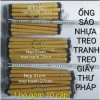 Ống sáo nhựa treo tranh, giấy thư pháp - Bộ 10 cặp, giảm giá 49.000đ