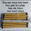 Ống sáo nhựa treo tranh, giấy thư pháp - Bộ 10 cặp, giảm giá 49.000đ 2