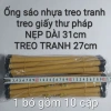 Ống sáo nhựa treo tranh, giấy thư pháp - Bộ 10 cặp, giảm giá 49.000đ 4