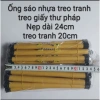 Ống sáo nhựa treo tranh, giấy thư pháp - Bộ 10 cặp, giảm giá 49.000đ 8