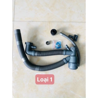 Ống sun cỡ to 1 đầu ốc 2 đầu ốc - Thay thế xiphong chậu đúc, chỉ 30.000₫