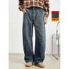 Ống Suông YIZHI Wash Màu Vintage - Form Rộng Streetwear, Lót Lông Ấm Áp, 875k 5
