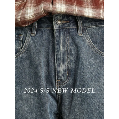 Ống Suông YIZHI Wash Màu Vintage - Form Rộng Streetwear, Lót Lông Ấm Áp, 875k