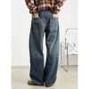 Ống Suông YIZHI Wash Màu Vintage - Form Rộng Streetwear, Lót Lông Ấm Áp, 875k 7