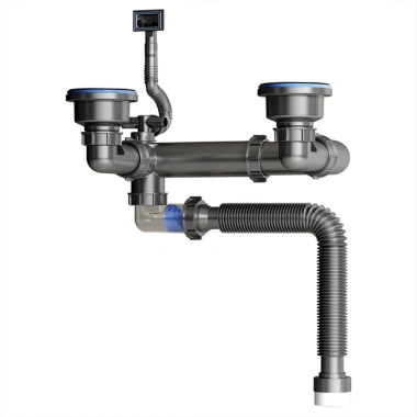 Ống thoát nước chậu rửa rau cao cấp, chống mùi, chịu nhiệt cao - Giá chỉ 156,152₫ 9