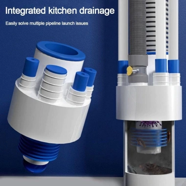 Ống thoát nước khử mùi 5 trong 1 - Ngăn mùi, chống côn trùng, giá chỉ 52.000đ