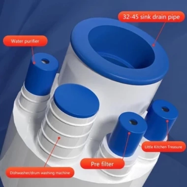 Ống thoát nước khử mùi 5 trong 1 - Ngăn mùi, chống côn trùng, giá chỉ 52.000đ 8 Ống thoát nước khử mùi 5 trong 1 - Ngăn mùi, chống côn trùng, giá chỉ 52.000đ 8
