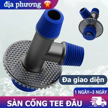 Ống thoát nước sàn ba chiều khử mùi, kết nối máy giặt - Giá ưu đãi 129,203 VND