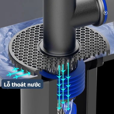 Ống thoát nước sàn ba chiều khử mùi, kết nối máy giặt - Giá ưu đãi 129,203 VND 3