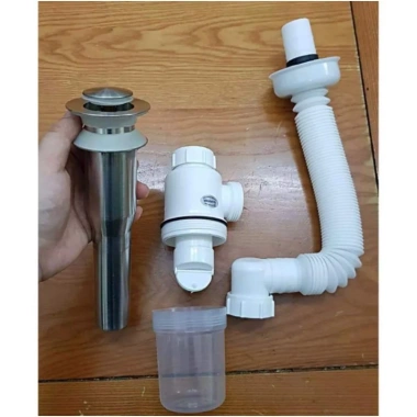 Ống thoát nước thông minh co dài ngắn, giữ đồ có giá trị cho chậu rửa mặt & rửa tay - Giá ưu đãi 185.000₫