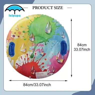 Ống tuyết Leiputa 33 inch bơm hơi có tay cầm - Quà sinh nhật tiệc mùa đông 5