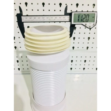 Ống xả thải bồn cầu lò xo nhựa kéo dài – Chống tắc, dễ lắp, giá ưu đãi 355k
