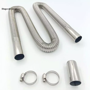 Ống xả thép không gỉ DIAPER CORED 60-300cm cho máy sưởi diesel YTH - 56.870 VND 2
