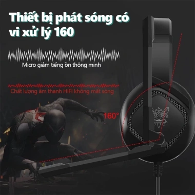 ONIKUMA K19 Tai Nghe Chụp Tai Game Mic Đèn LED đa nền tảng – Chính Hãng, Bảo Hành 2 Năm, Ưu Đãi 359.000₫