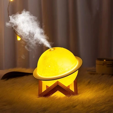 Online247 Máy khuếch tán tinh dầu mặt trăng LED đa màu Giá chỉ 155k tạo không gian thư giãn