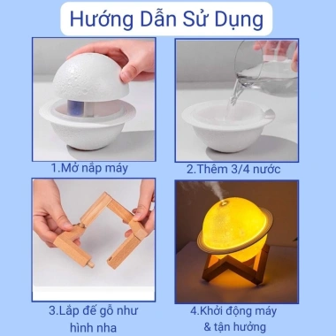 Online247 Máy khuếch tán tinh dầu mặt trăng LED đa màu Giá chỉ 155k tạo không gian thư giãn 5 Online247 Máy khuếch tán tinh dầu mặt trăng LED đa màu Giá chỉ 155k tạo không gian thư giãn 5