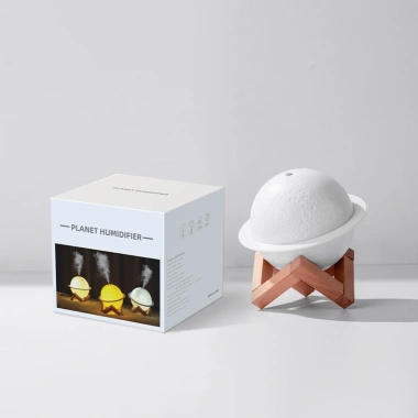 Online247 Máy khuếch tán tinh dầu mặt trăng LED đa màu Giá chỉ 155k tạo không gian thư giãn